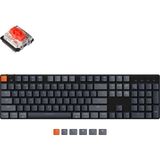 Keychron K5SE Kablosuz Mekanik Oyuncu Klavyesi-Hot-Swappable-Rgb-Bluetooth 5.1-Multitasking-Optical Red Switch-Low Profile - Siyah