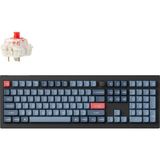 Keychron V6 Max RGB Full Size Mekanik Red Switch 2.4 GHz Kablosuz İngilizce Siyah Klavye
