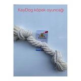 Keydog 2 Dugum Beyaz Dis Ipi 25 Mm X 25 Cm Kopek Oyuncak - Egitim - Odul Kd 103