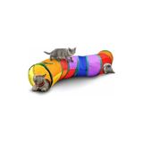 Keyfi Sepet Kıvrımlı Kedi Tüneli Katlanır Gökkuşağı S Kıvrımlı Kedi Köpek Oyun Tüneli Evcil Hayvan Oyun Tüneli