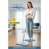 Keyfi Sepet Mandallı Mikrofiber Sihirli Mop Yüzey Temizleyici (duvar,fayans,yer,cam)
