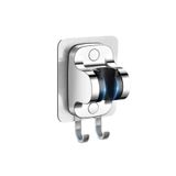 Keyfi Sepet Yapışkanlı Duş Başlığı Tutucu , Ayarlanabilir Su Geçirmez Yapışkanlı Mafsal Chrome