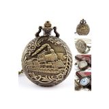 keyfim shop Kişiye Özel Trenn Kabartmalı Quartz Köstekli Saat