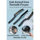 keyfisepet en keyifli sepet Çok Amaçlı Multi Ince Temizlik Fırçası Derz Arası Banyo Mutfak Lavabo Detay Temizleme Fırçası 1 Adet