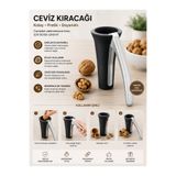 keyfisepet en keyifli sepet Lüks Metal Ceviz Ve Fındık Kıracağı Fındık Kırma Aleti Fındık Kırıcı