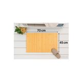 keyfisepet en keyifli sepet Naturel Bambu Kaydırmaz Banyo Matı 70x40 Cm.