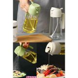 keyfisepet en keyifli sepet Püskürtmeli Sprey Yağdanlık Cam Şişe 550ml Airfryer Sprey Yağlık Sirkelik