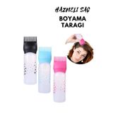 keyfisepet en keyifli sepet Taraklı Saç Boyama Şişesi Saç Boyama Tarağı Saç Bakım Tarağı Saç Bakım Yağı Aplikatörü
