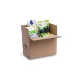 keymarket 30x20x20 cm Boş Karton Kutu Taşınma Kolisi Toptan A-Box Taşıma Kutu Ambalaj Çift Oluklu Koli 20 Adet