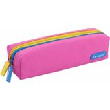 Keyroad Iki Cepli Kalem Kutu 3 Renk Ergonomik Kullanım - 7F8-Pembe - 2cep - Kalemlik