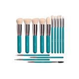 Keys to beauty Professional Yeşil Makyaj Fırça Seti