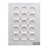 Kezban Tekstil 1. Kalite Lif Halkası 50 Adet - 6 Cm Plastik Halka