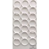 Kezban Tekstil 1.kalite Lif Halkası - Plastik Halka 2.5 Cm (50 Adet)