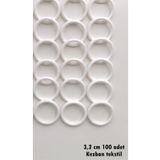 Kezban Tekstil 1.kalite Lif Halkası - Plastik Halka 3.2 Cm (100 Adet)