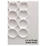 Kezban Tekstil 1.kalite Lif Halkası - Plastik Halka 4.5 Cm (50 Adet)