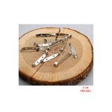 Kezban Tekstil 100 ADET - 2 cm BROŞ İĞNESİ, ROZET İĞNESİ, BROŞ YAKA İĞNESİ, ROZET YAKA İĞNESİ