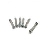 Kezban Tekstil 12 Adet 8 Cm Gümüş Renk Metal Otomatik Toka Klipsi Boş Süslenmemiş