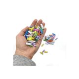 Kezban Tekstil Küçük Renkli Mandal 100 Lü Paket Mini Ahşap Mandal Fotoğraf Mandalı 2,5 Cm