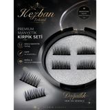 Kezban Tekstil Mıknatıslı Takma Kirpik No/ 11 Kıvrık Dolgun Model ( L ) Orta 1 Kutu 4 Adet