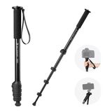 K&F Concept 160CM Kamera Monopodu, 5 Bölmeli Yükseklik Ayarlı Alüminyum Monopod