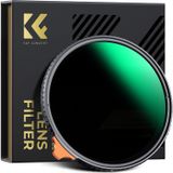 K&F Concept 67mm Atıcı Değişken ND Filtresi ND2-ND400 (1-9 Durak) 28 Çok Katmanlı Kaplamalar İthal AGC Cam Kamera Lensi için Ayarlanabilir Nötr Yoğunluk Filtresi (Nano-X Serisi)