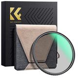 K&F Concept 72 mm CPL Filtre, HD Ultra İnce Pirinç Çerçeve, 36 Katmanlı Yansıma Önleyici Yeşil Film, Nano-X PRO Serisi