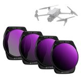 K&F Concept DJI Air 3S, ND8/PL ND16/PL ND32/PL ND32/PL ND64/PL için 4 Parça Filtre Seti, Çok Fonksiyonlu Polar ve Nötr Yoğunluk Filtreleri, Drone Aksesuarları, HD Optik Cam/Çok Katmanlı