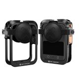 K&F CONCEPT DJI Osmo 360 için kamera kafesi, alüminyum alaşımdan koruyucu kılıf, silikon objektif kapaklı alüminyum gövde, 2 flaş ayağı tutuculu genişletme çerçevesi, DJI Osmo 360 aksesuar