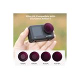 K&F CONCEPT DJI Osmo Action 4/5 uyumlu 4 lü SET PRO ND&PL Filtre Kiti ND8&PL + ND16&PL + ND32&PL + ND64&PL