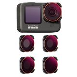 K&F CONCEPT Gopro Uyumlu 4 lü Filtre Seti - ND8&PL + ND16&PL + ND32&PL + ND64&PL