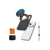 K&F CONCEPT iPhone 17 Pro MAX uyumlu 58mm ND2-32 ND Filtre ve Manyetik Adaptör SETİ