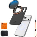 K&f Concept iPhone 17 Pro Max Uyumlu Değişken Ayarlanabilir ND2-32 Filtre + Manyetik Filtre Montaj Adaptörü