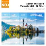 K&F Concept İphone 17 Pro Vnd Filtre Ve Filtre Montaj Adaptörü (Nd2-32)