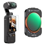 K&F Concept Magnetic Variable Nd2-32 DJI Osmo Pocket 3 Combo Uyumlu Lens Filtresi