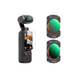 K&F CONCEPT Magnetic Variable ND2-32 + ND32-512 Filter ( DJI Osmo Pocket 3 ve 4 combo Uyumlu )