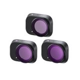 K&F Concept Mini 3, Mini 3 Pro ND/PL filtre, 3 adet ND8&PL+ND16&PL+ND32&PL filtre, DJI Mini 3 Pro, Mini 3 ile uyumlu (aksesuar: 1 x iniş çerçevesi) (plastik versiyon)
