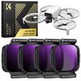 K&F Concept ND Filtre Seti DJI Flip ile Uyumlu, 4 Adet ND8/PL, ND16/PL, ND32/PL, ND64/PL Filtre, Çoklu Kaplama HD Optik Cam Alüminyum