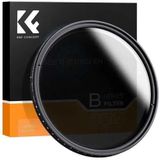 K&F Concept ND2-ND400 B-Series 77 mm 1 ile 9 Stop ND Filtre