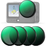K&f Concept Osmo Action 6 Için Nd&pl Filtre Seti (Nd&pl8/16/32/64) | Hibrit Nd&pl Filtre 2'si 1 Arada