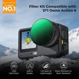 K&F Concept Osmo Action 6 Nd/Pl Filtre Seti (Nd&Pl 8/16/32/64)