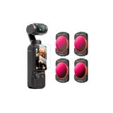 K&F CONCEPT Osmo Pocket 4 için ND&PL Filtre Seti (ND&PL8/16/32/64) - Ekran Koruyucu Hediyeli
