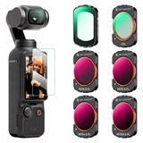 K&F Concept UV + CPL + Nd16&pl + Nd32&pl + Nd64&pl + Nd256&pl DJI Osmo Pocket 3 Combo Uyumlu Lens Filtresi