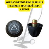 KF2707-PRO Buharlı Temizlik Makinesi Depo Kapağı - Gri - Siyah