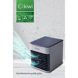 Kfan-7613 3'ü 1 Arada Portatif Led Işıklı İyonizer Hava Soğutucu Nemlendirici Ve Temizleyici renkli