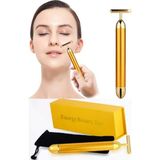 KFC Home Beauty Bar Titreşimli Yüz Masajı Gold T Titreşimli Masaj Aleti