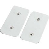KFC Home Çift Çıtçıtlı Çıt Çıt Elektrot 5*9 cm Ems Tens Elektrot 1 Paket = 2 Adet