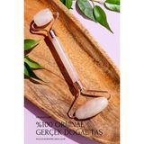 KFC Home Pembe Kuvars Doğal Taş Roller Masaj Aleti