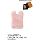 KFC Home Pembe Kuvars Kare Gua Sha Doğal Taş Yüz Masaj Aleti Onaylı