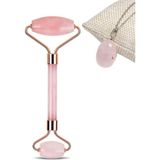KFC Home Pembe Kuvars Taşı Masaj Aleti Face Roller + Kolye