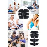 KFC Home Profesyonel Pilli Karın Kol Kası Six Fit Pro Geliştirici Masaj Aleti Spor Cihazı Fitness Kondisyon